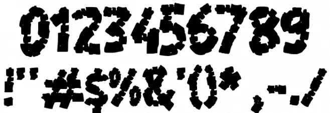 Froxel Font OTHER CHARS