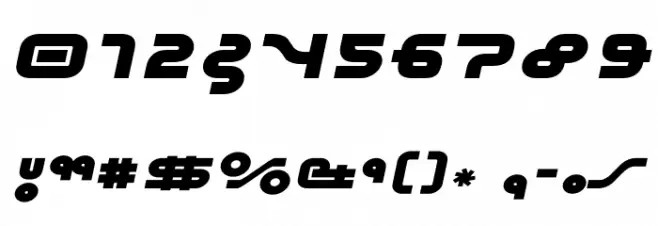 Frozdotre-Regular Font OTHER CHARS