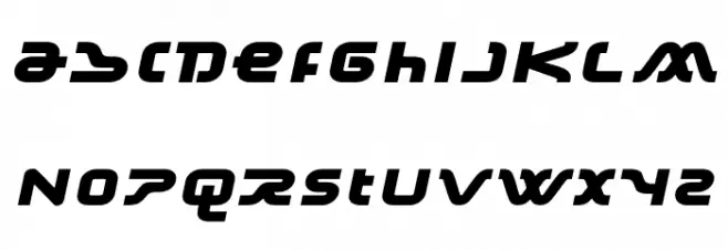 Frozdotre-Regular 字体 小写