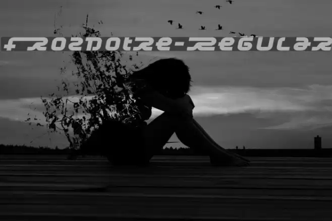 Frozdotre-Regular Font examples