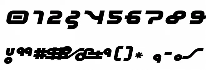 Frozdotre Font OTHER CHARS