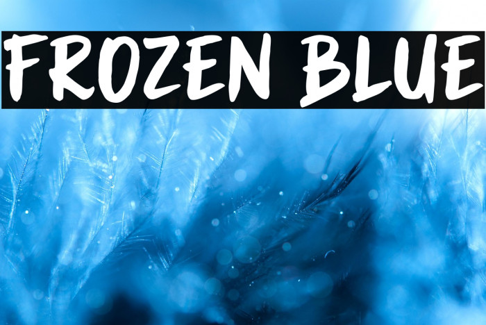 Frozen Blue Example 1