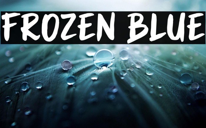 Frozen Blue Example 3