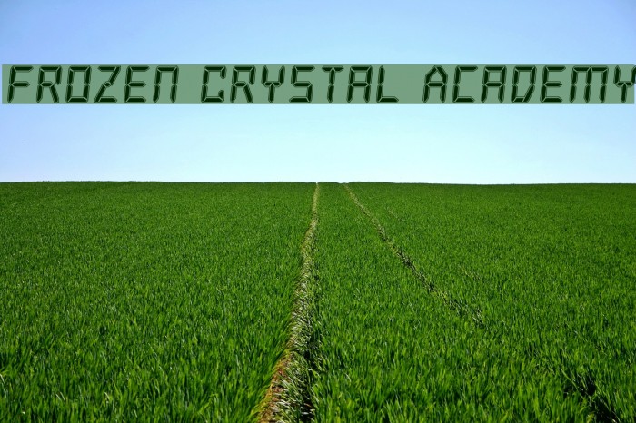Frozen Crystal Academy Font examples