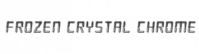 Frozen Crystal Chrome  لخطوط تنزيل