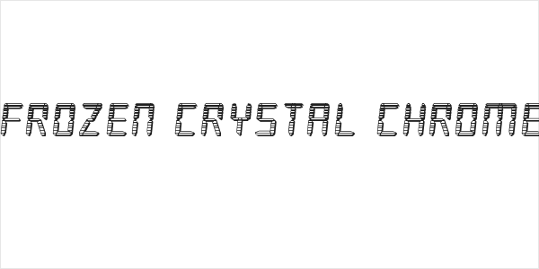 Frozen Crystal Chrome Logo