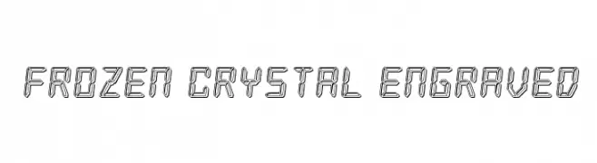 Frozen Crystal Engraved  لخطوط تنزيل