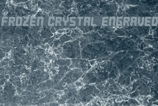 Frozen Crystal Engraved Example 1