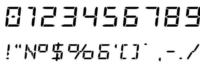 Frozen Crystal Expanded Font OTHER CHARS