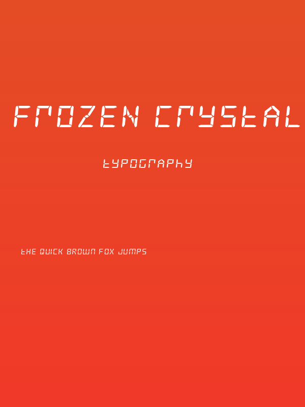 Frozen Crystal Expanded Poster