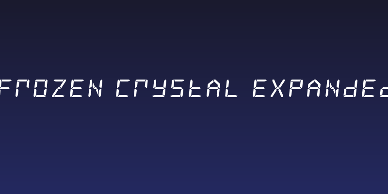 Frozen Crystal Expanded Social Header