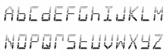 Frozen Crystal Gradient Шрифта ВЕРХНИЙ