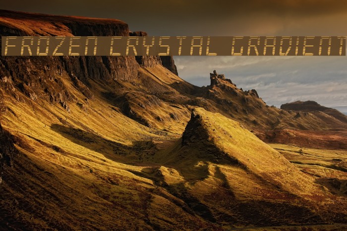 Frozen Crystal Gradient Example 2