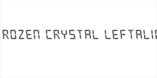 Frozen Crystal Leftalic Logo