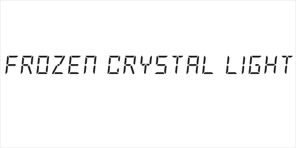 Frozen Crystal Light Logo
