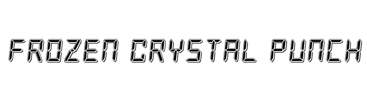 Frozen Crystal Punch  नि: शुल्क फ़ॉन्ट्स डाउनलोड