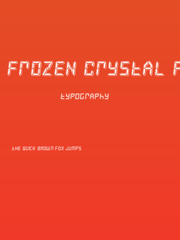 Frozen Crystal Punch Poster