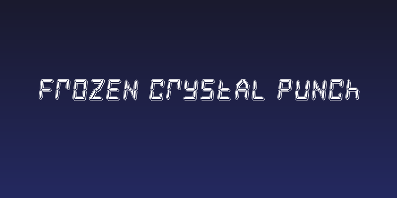 Frozen Crystal Punch Social Header