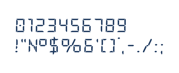 Frozen Crystal Semi-Italic Other Characters