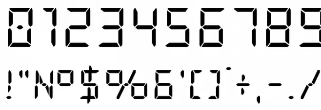 Frozen Crystal Semi-Italic Font OTHER CHARS