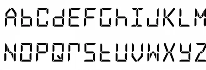 Frozen Crystal Semi-Italic Polices MAJUSCULES