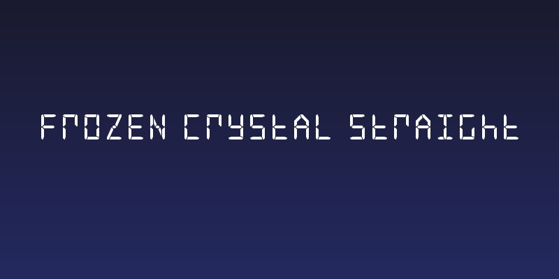 Frozen Crystal Straight Social Header