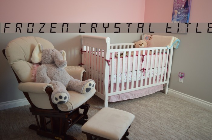 Frozen Crystal Title Font examples