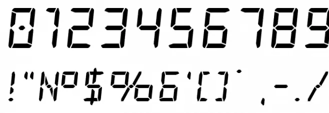 Frozen Crystal Font OTHER CHARS