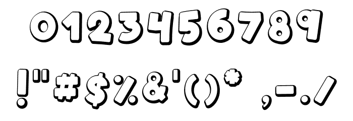 Frozen Gnome Font OTHER CHARS