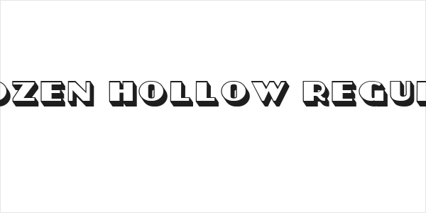 Frozen Hollow Regular Logo
