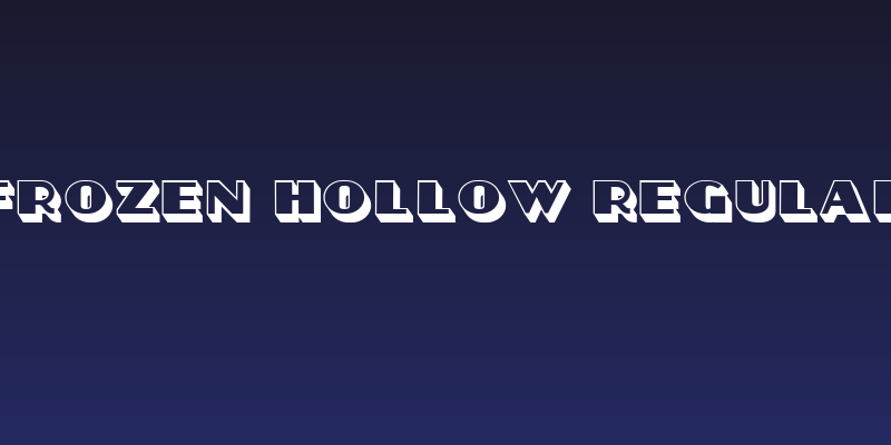 Frozen Hollow Regular Social Header