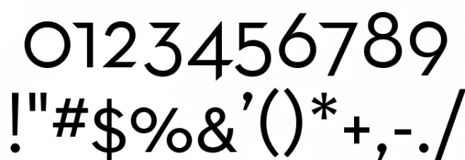 Frozen Neutra Font OTHER CHARS