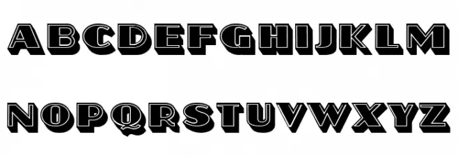 Frozen Regular Schriftart Groß