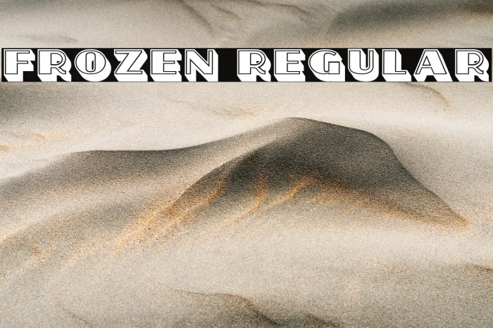 Frozen Regular Example 3