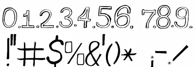 FrozenRita Font OTHER CHARS