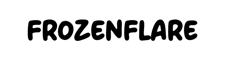 Frozenflare  フリーフォントのダウンロード