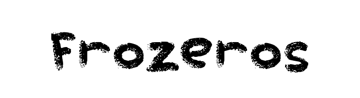 Frozeros  नि: शुल्क फ़ॉन्ट्स डाउनलोड