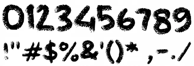 Frozeros Font OTHER CHARS