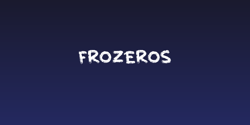 Frozeros Social Header