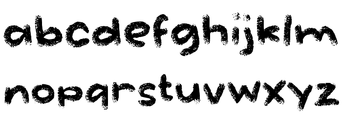 Frozeros Font LOWERCASE