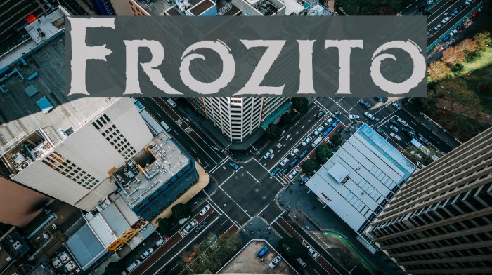 Frozito Font examples