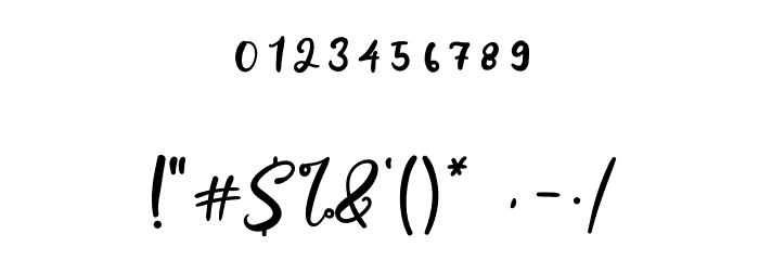 Frozzy Mosther Font OTHER CHARS