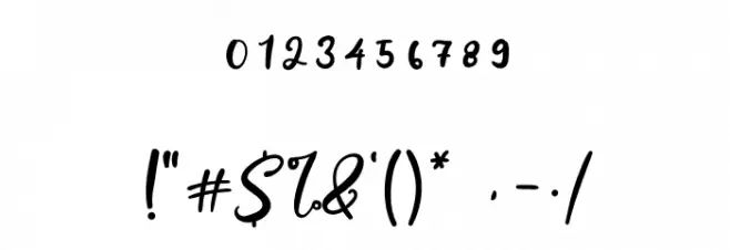 Frozzy Mosther Font OTHER CHARS