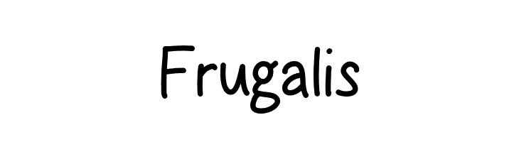 Frugalis  font caratteri gratis