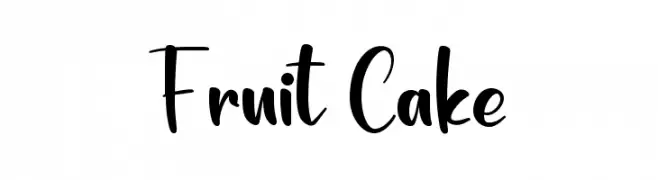 Fruit Cake Font