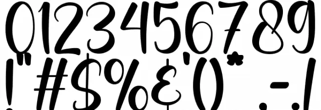 Fruit Cake Font OTHER CHARS