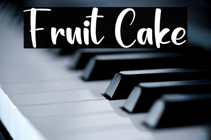 Fruit Cake Example 2