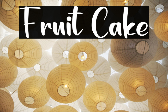 Fruit Cake Example 3