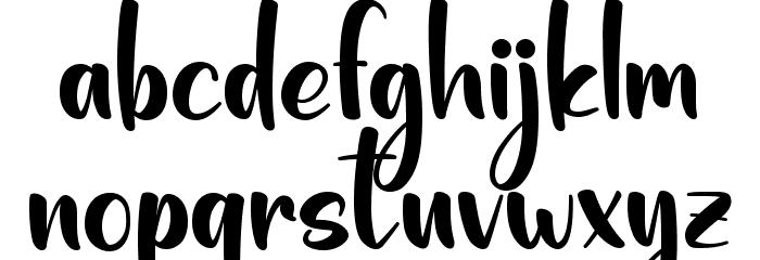Fruit Cake Font LOWERCASE