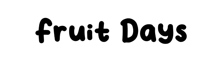 Fruit Days  font caratteri gratis